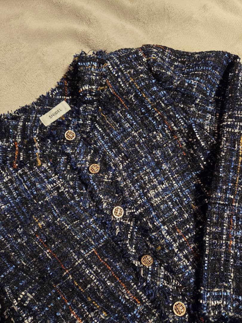 SNIDEL　ツイードジャケット 2025AW