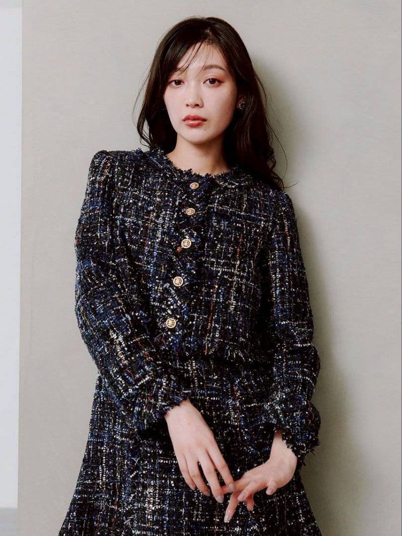 SNIDEL　ツイードジャケット 2025AW