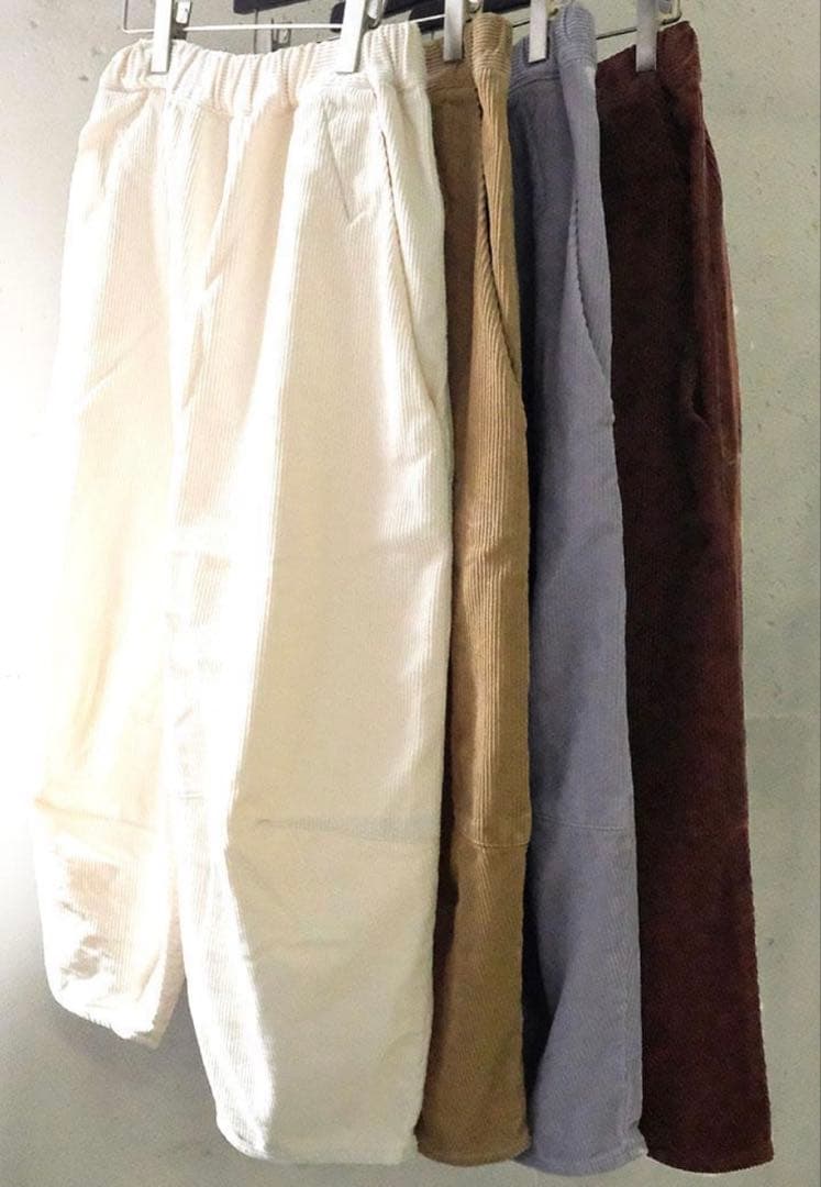 tumugu ツムグ コーデュロイティンカーパンツ