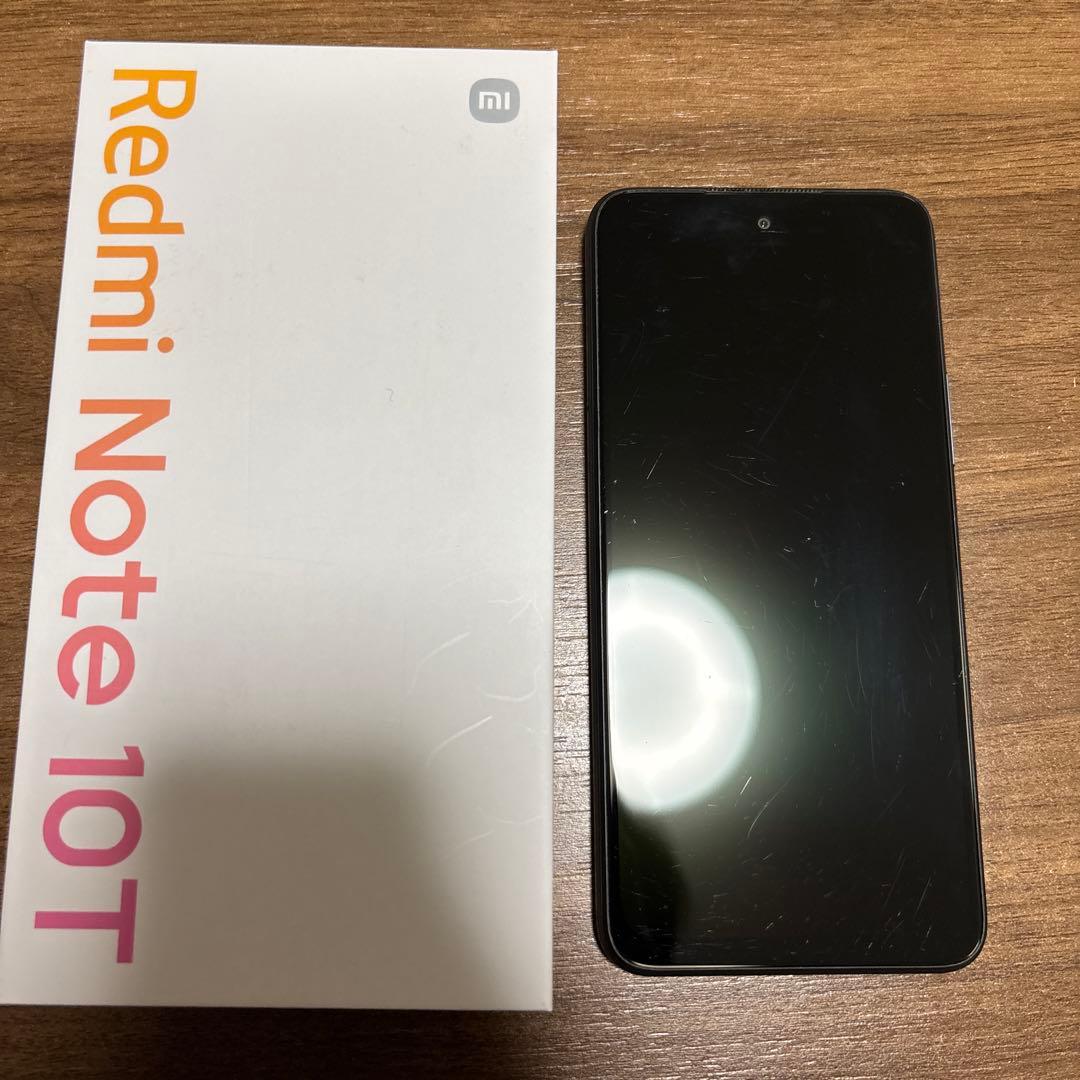 Xiaomi Redmi note 10T Azure Black 外箱付き