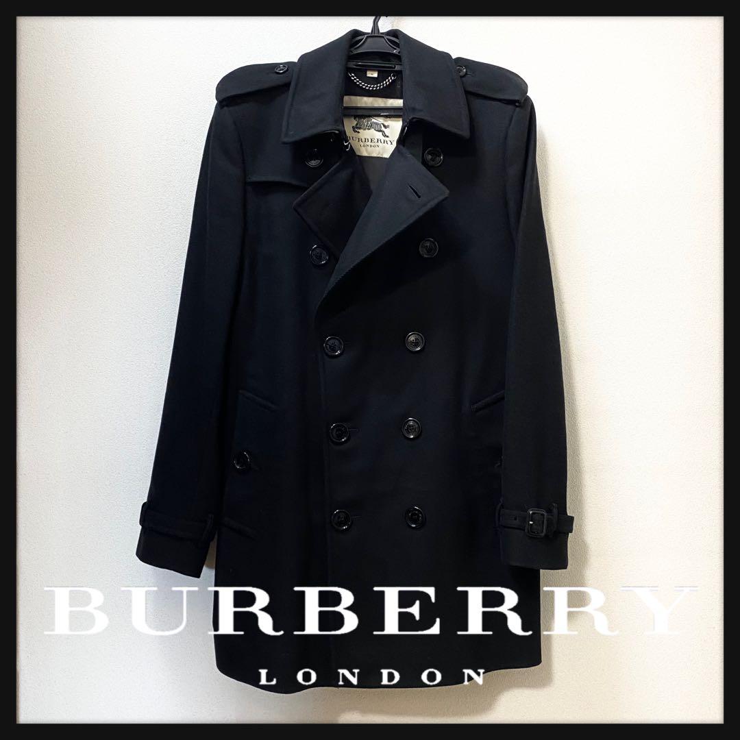 本家タグ BURBERRY LONDON 極上LANAウール製 トレンチコート♪