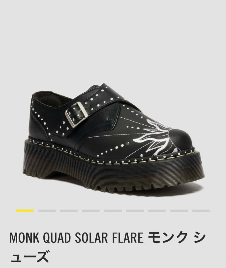 靴 Dr.Martens MONK QUAD SOLAR FLARE 26cm