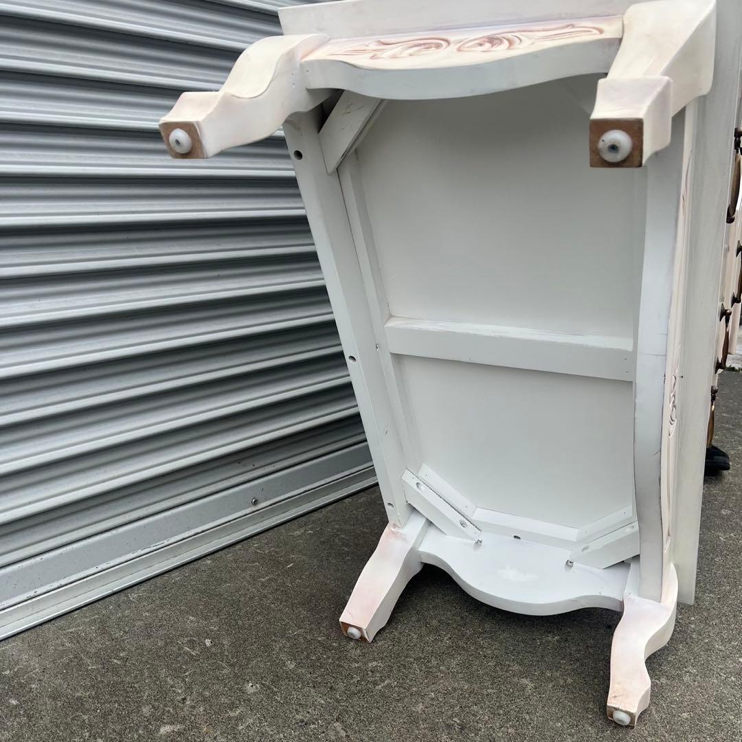 【送料込】英国アンティーク調　タンス　チェスト　北欧風　家具