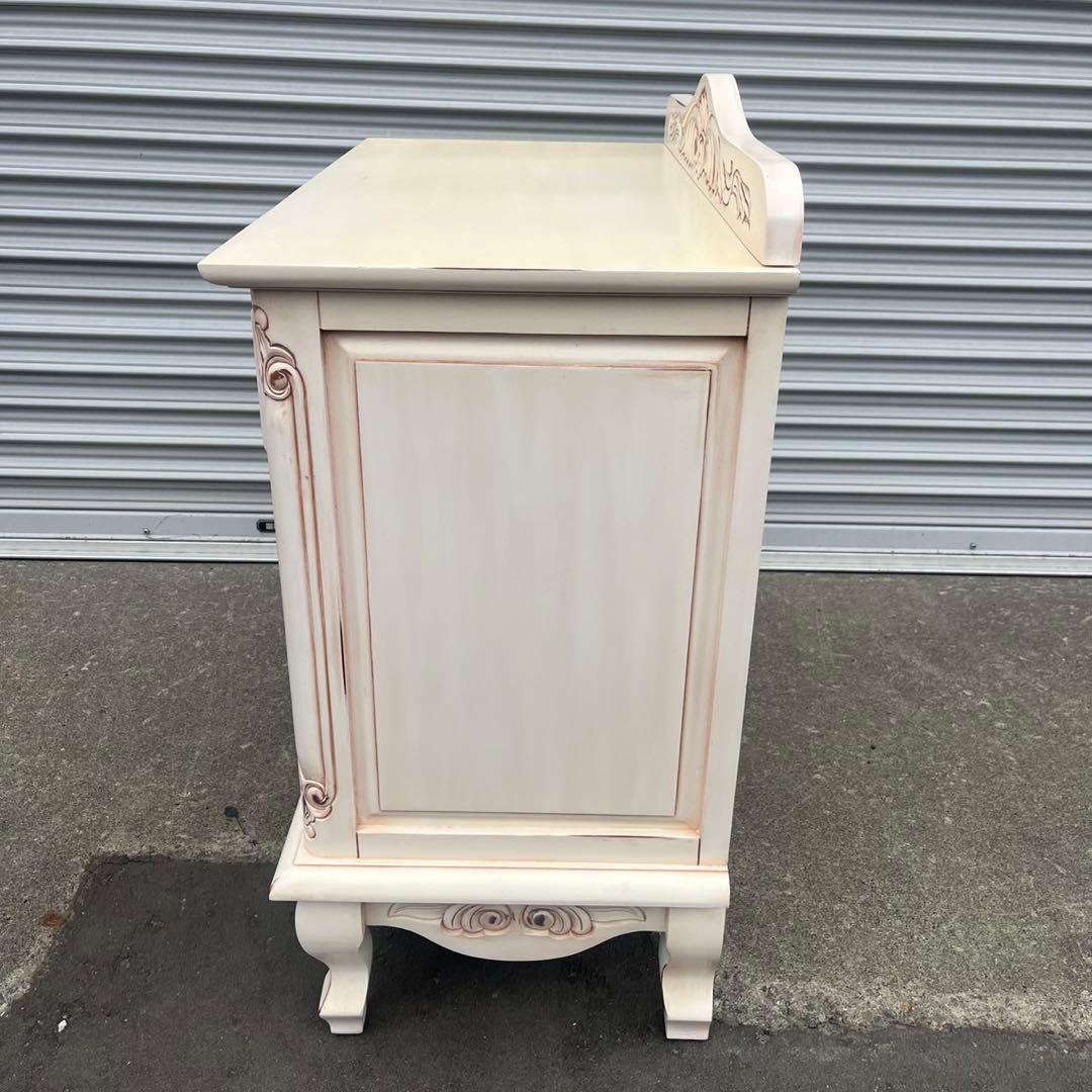 【送料込】英国アンティーク調　タンス　チェスト　北欧風　家具