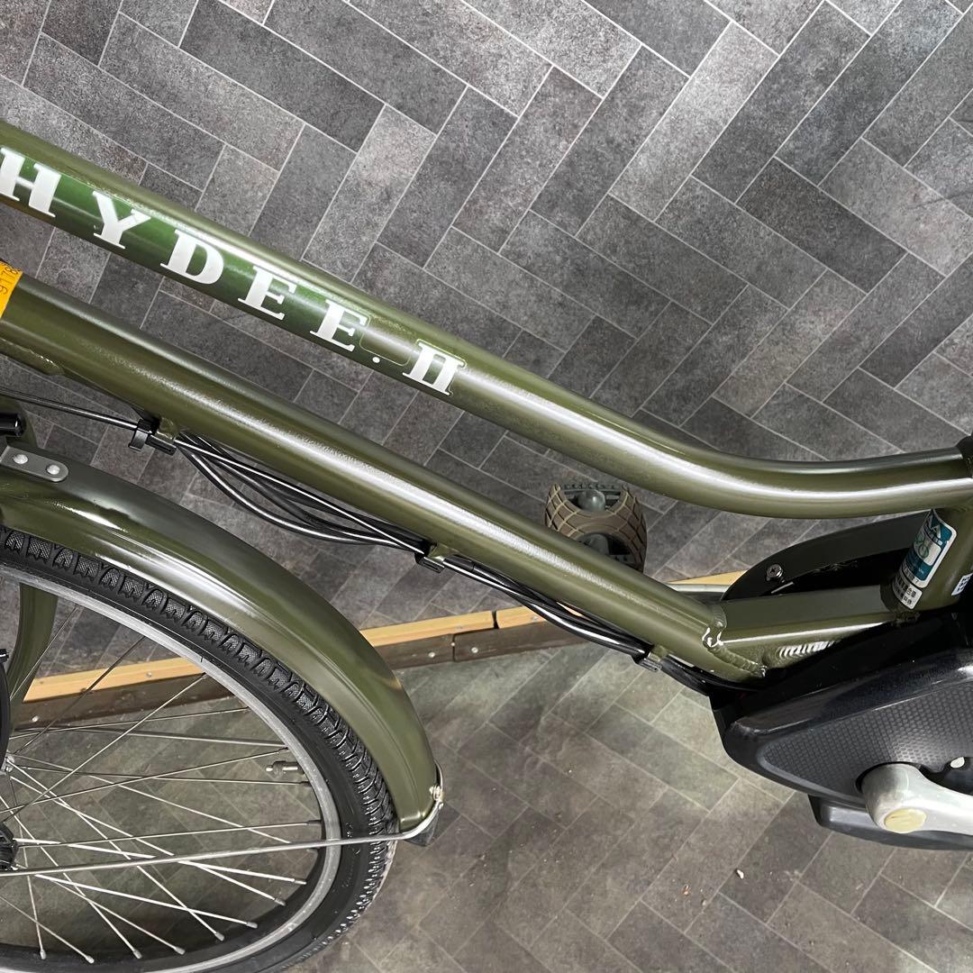 送料無料条件付電動アシスト自転車 26インチHYDEE.II バッテリー12.3