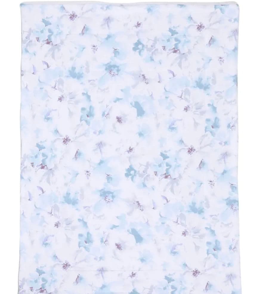 フランフラン冷感夏掛け布団ふわろウォーターフラワーブルーシングル&枕カバー新品