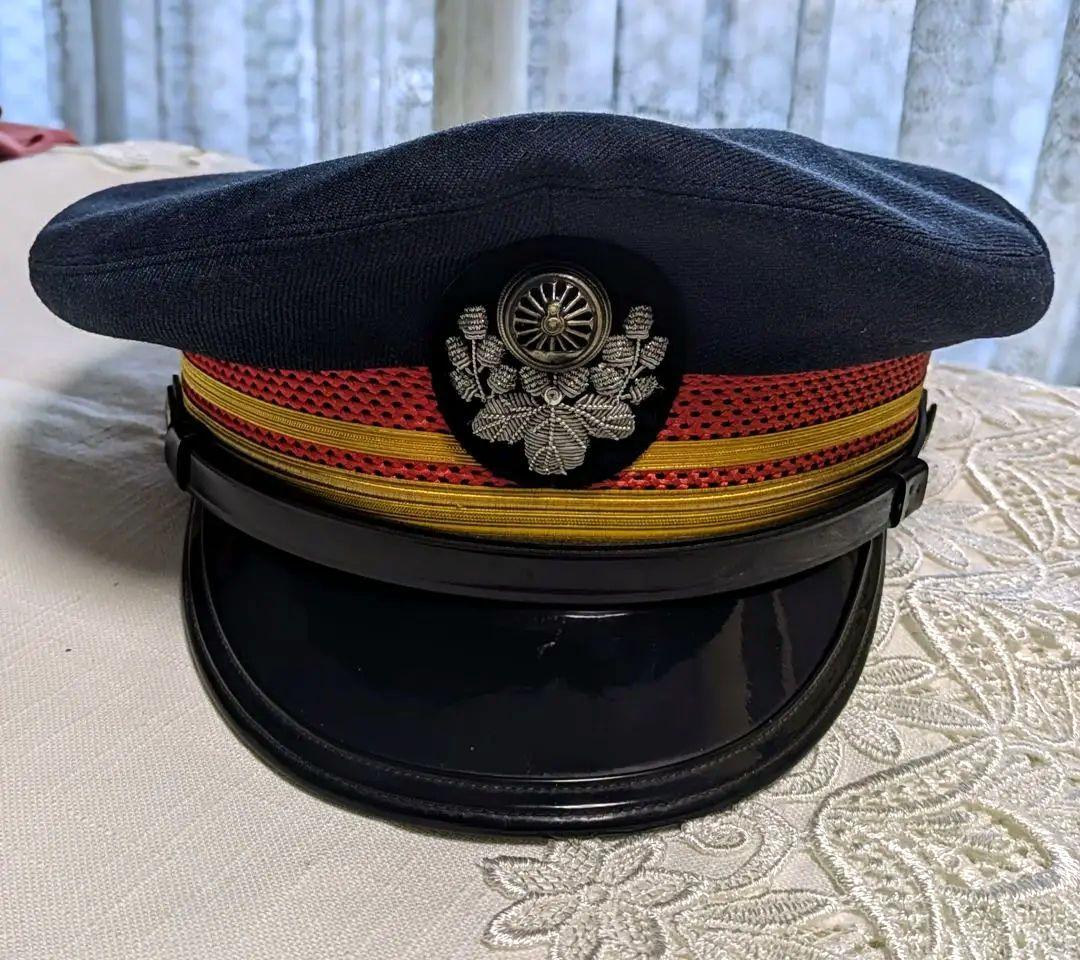 駅長帽　3号　　旧国鉄　日本国有鉄道