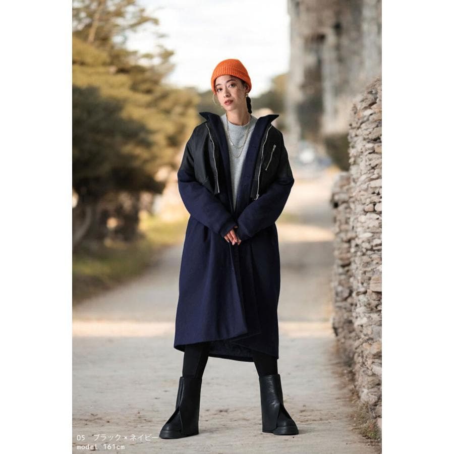 ☆antiqua☆アンティカ ドッキングコート コートMA-1 完売品