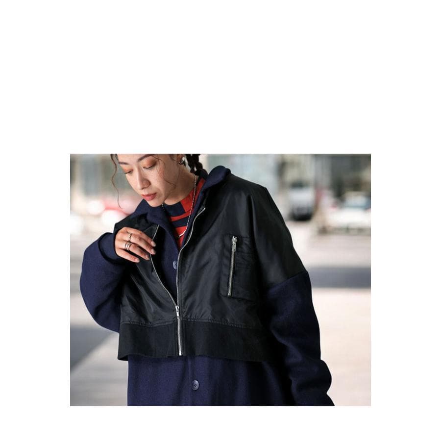 ☆antiqua☆アンティカ ドッキングコート コートMA-1 完売品