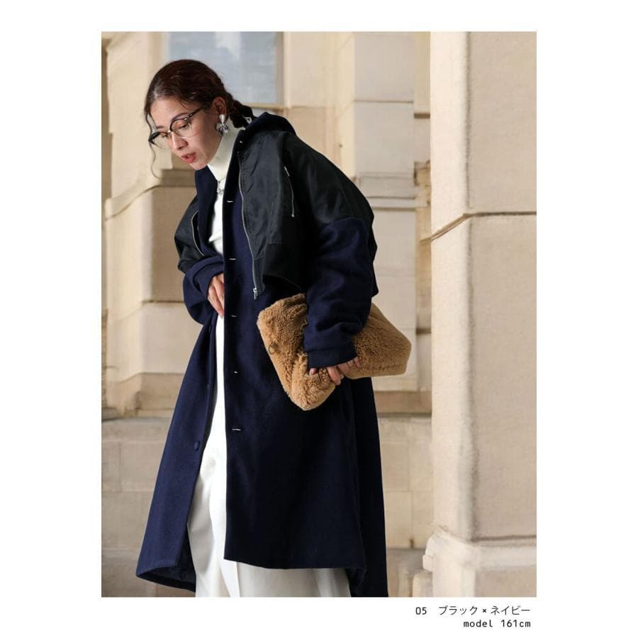 ☆antiqua☆アンティカ ドッキングコート コートMA-1 完売品