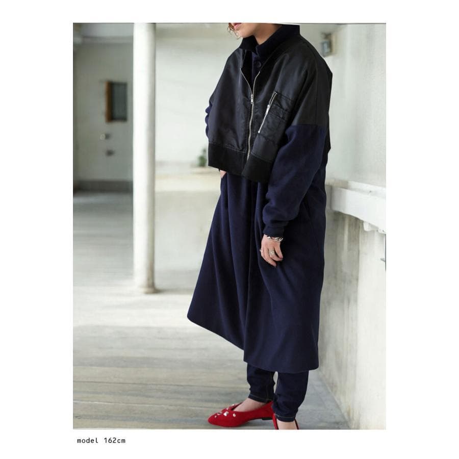 ☆antiqua☆アンティカ ドッキングコート コートMA-1 完売品