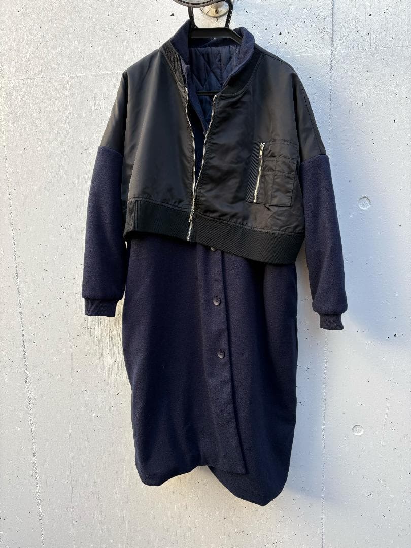 ☆antiqua☆アンティカ ドッキングコート コートMA-1 完売品