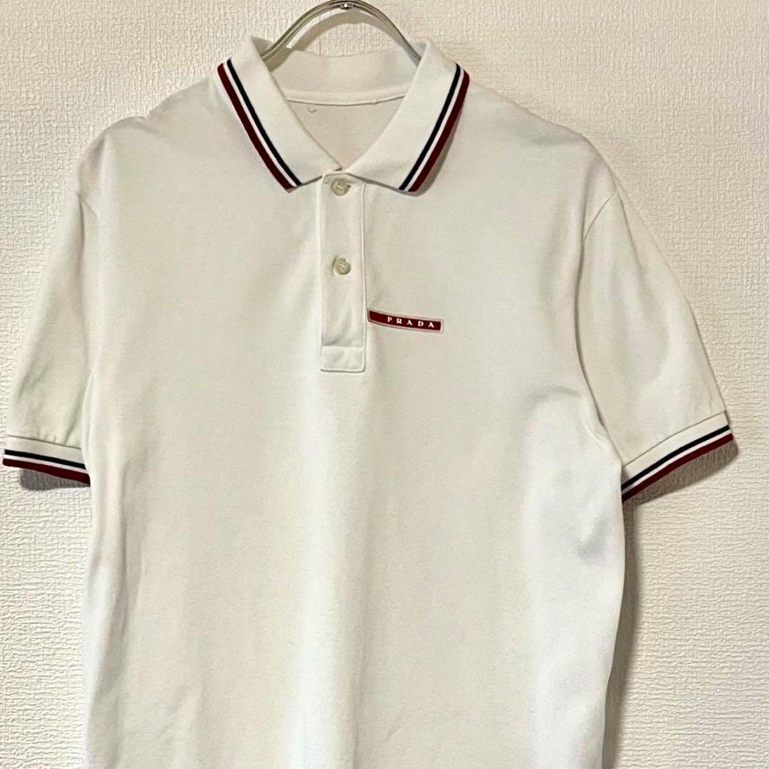 PRADA プラダ　ポロシャツホワイト