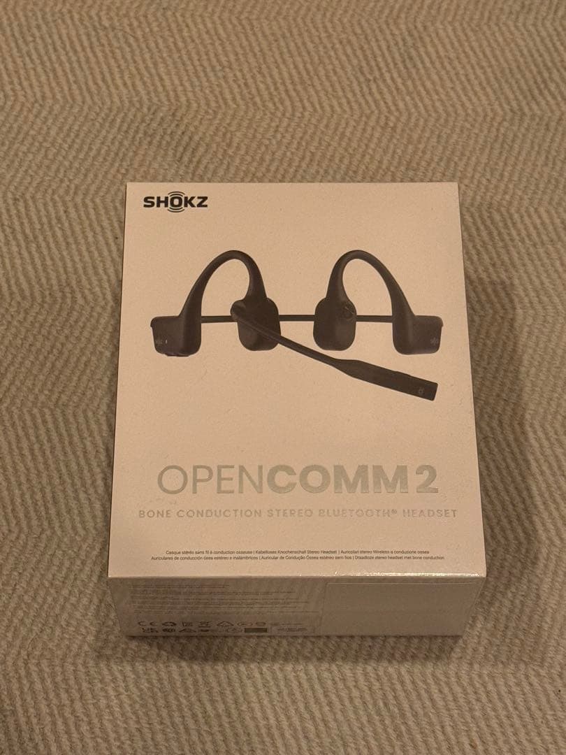 SHOKZ OPENCOMM 2 骨伝導ヘッドセット