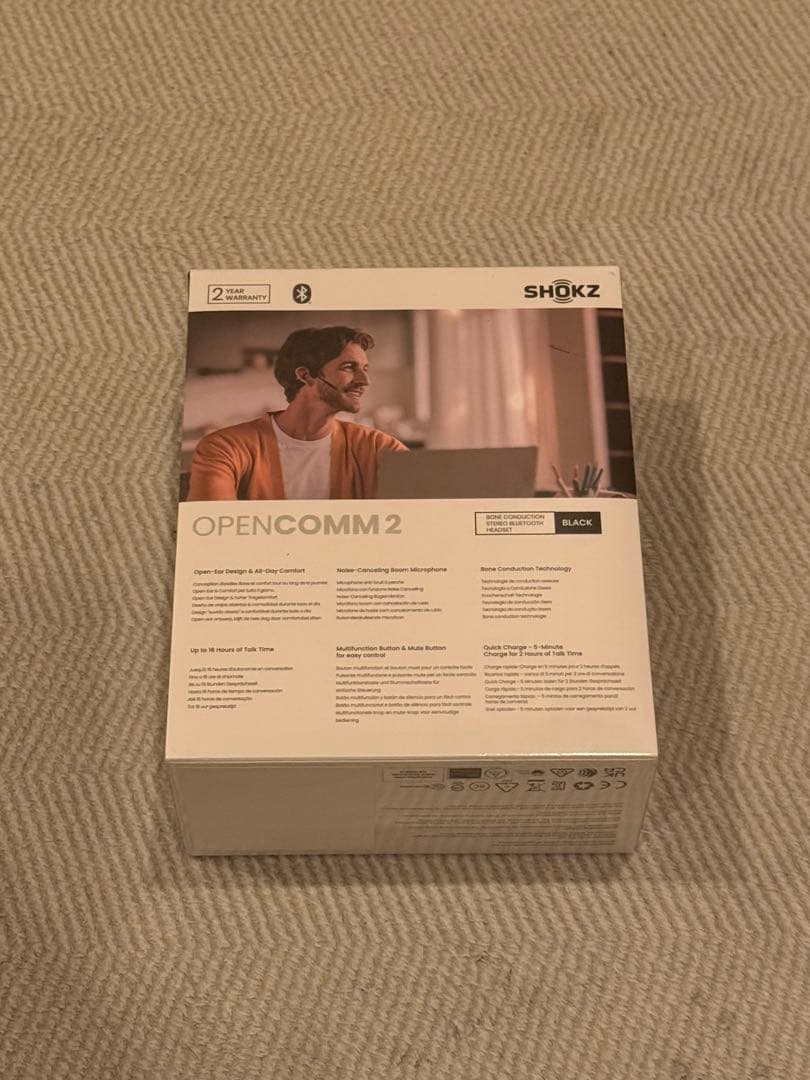 SHOKZ OPENCOMM 2 骨伝導ヘッドセット