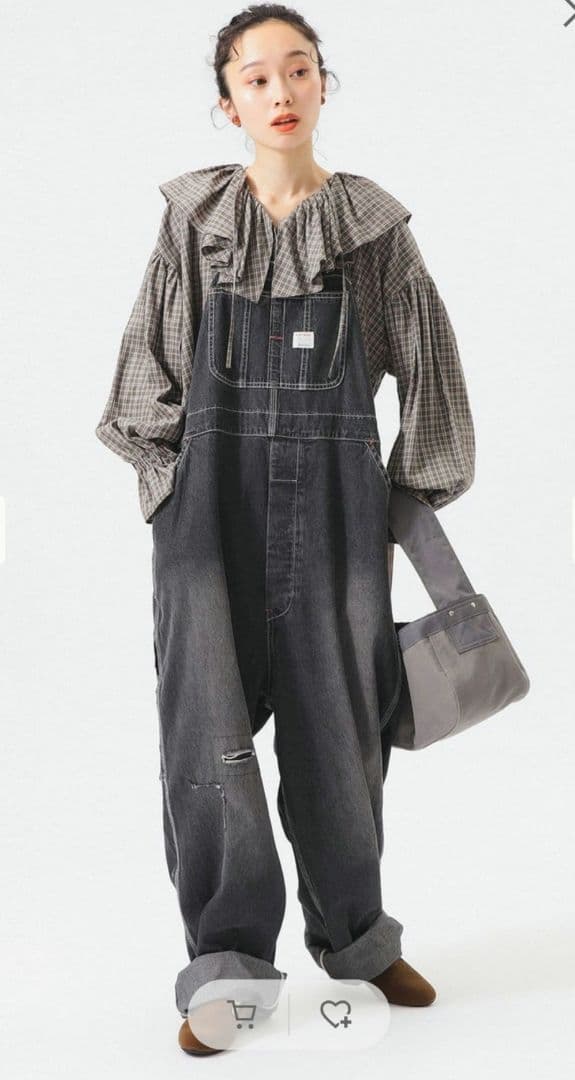 【別注】BIGMAC / リペア オーバーオール ブラック M