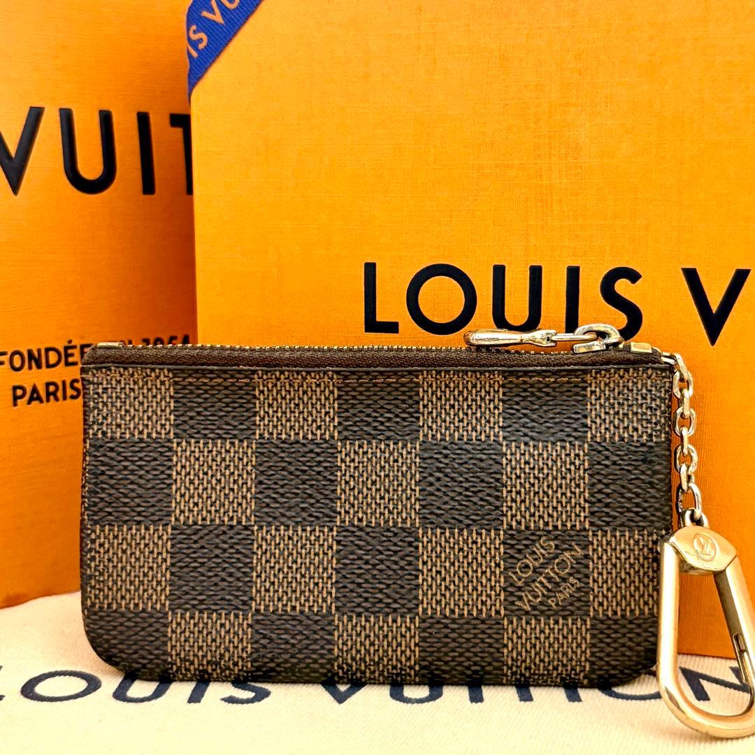 【鑑定済み】ルイ ヴィトン ポシェット クレ ダミエ 小銭入れ ケース