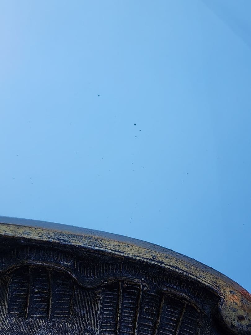 【最終価格】イタリア製 ヴィンテージ 壁掛けミラー 鋳物フレーム シャビー