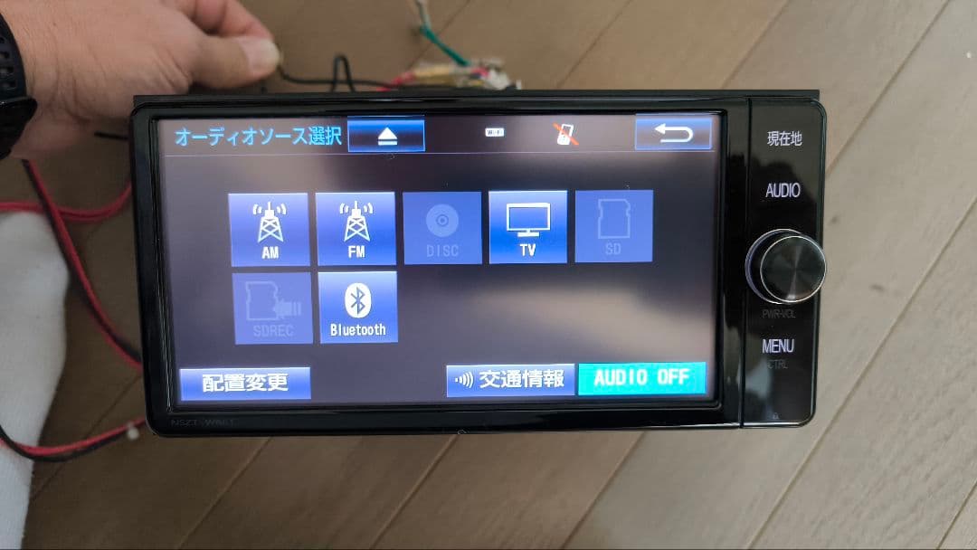 トヨタ純正 NSZT-W66T BT対応・DVD再生・地デジTV・動作良好