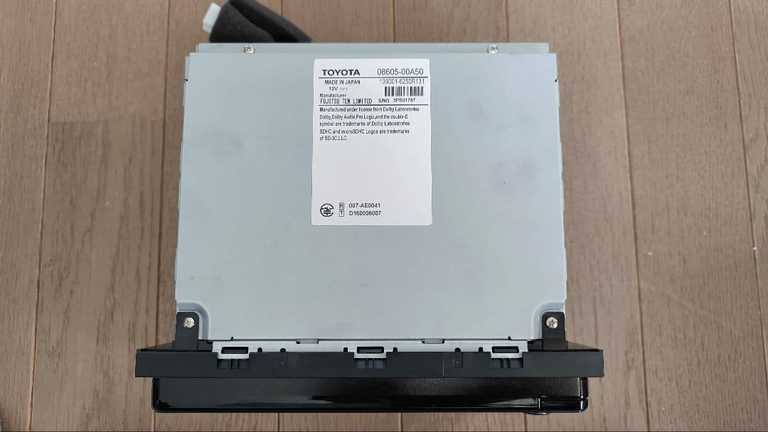 トヨタ純正 NSZT-W66T BT対応・DVD再生・地デジTV・動作良好