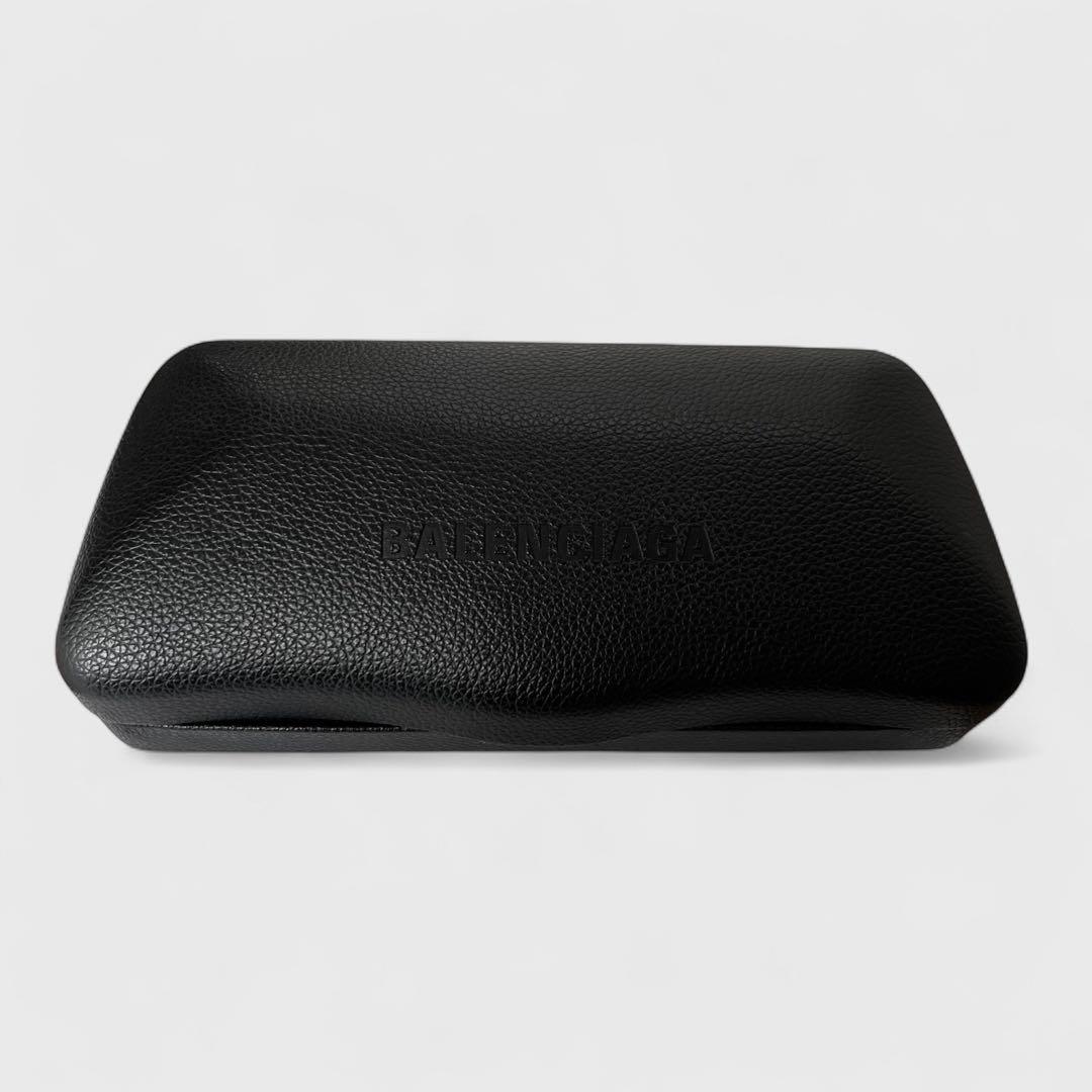 美品 バレンシアガ エブリデイ スクエア サングラス メガネ 眼鏡 ブラック