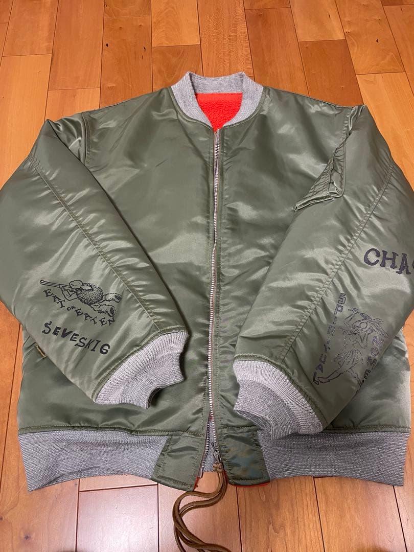 SEVESKIG/セブシグ TITANIUM　MA-1 VS A-1