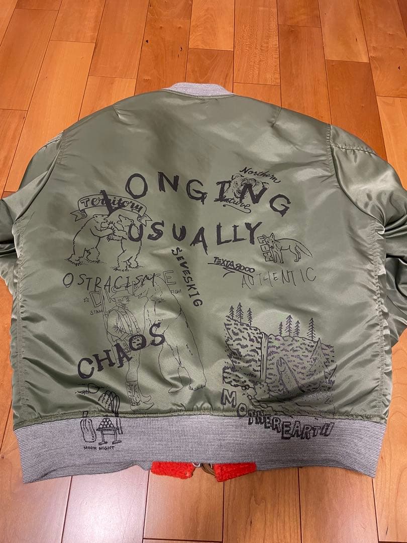 SEVESKIG/セブシグ TITANIUM　MA-1 VS A-1