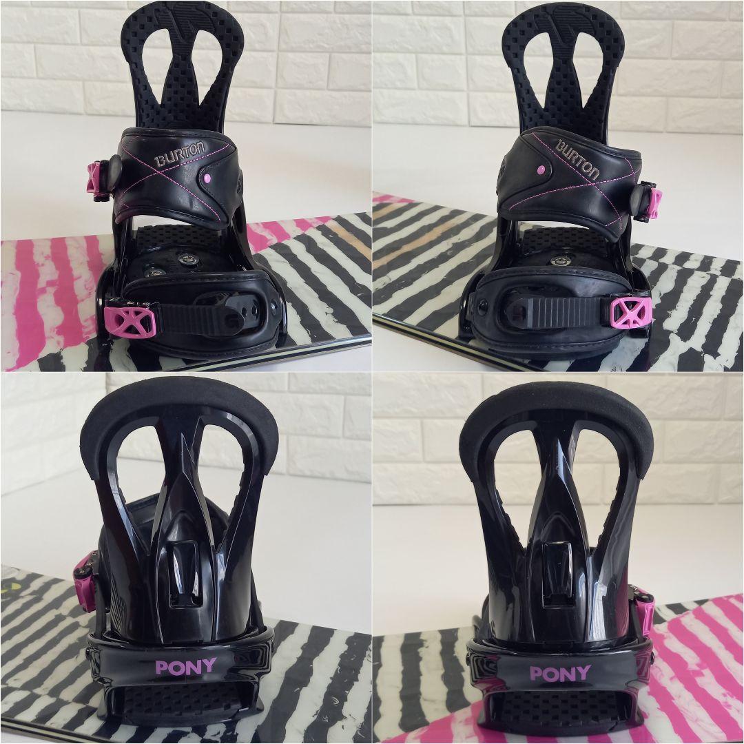 極美品 バートン 2点セット ボード FEATHER 140 バイン PONY