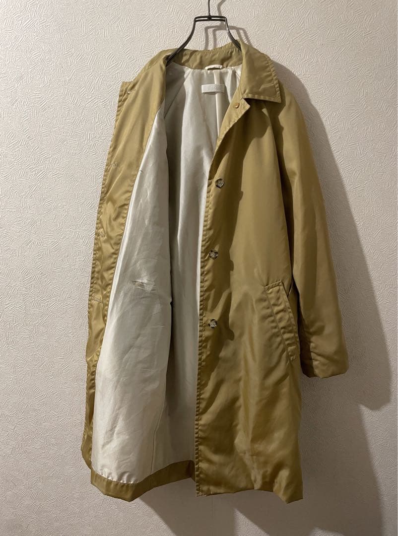 イタリア製 PRADA ナイロン ステンカラー コート / プラダ トレンチ