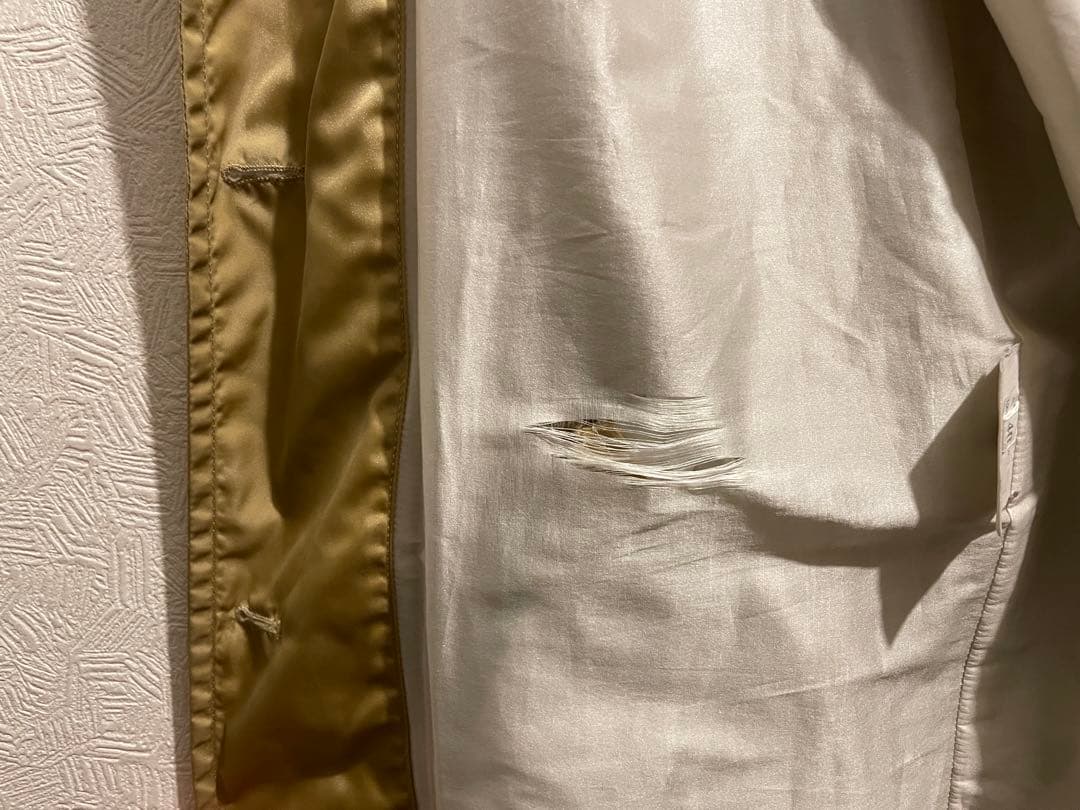 イタリア製 PRADA ナイロン ステンカラー コート / プラダ トレンチ