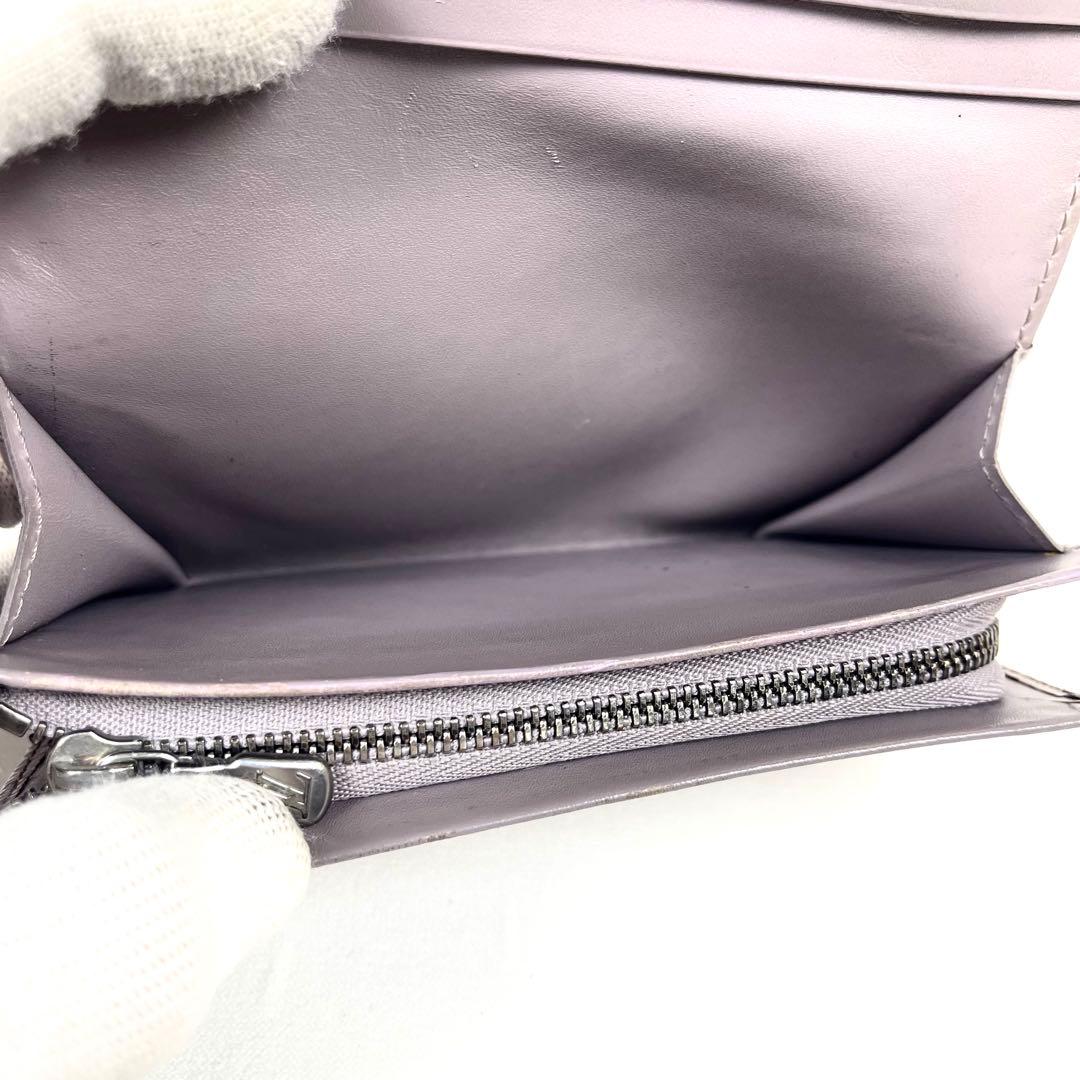 ルイヴィトン　折り財布　エピ　ポルトモネビエトレゾール　Ｌ字ファスナー　レザー