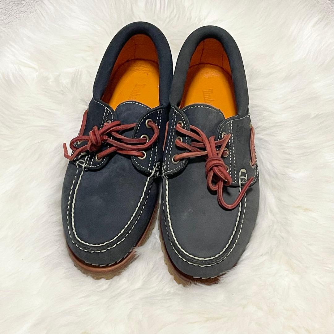 Timberland ティンバーランド デッキシューズ モカシン ネイビー