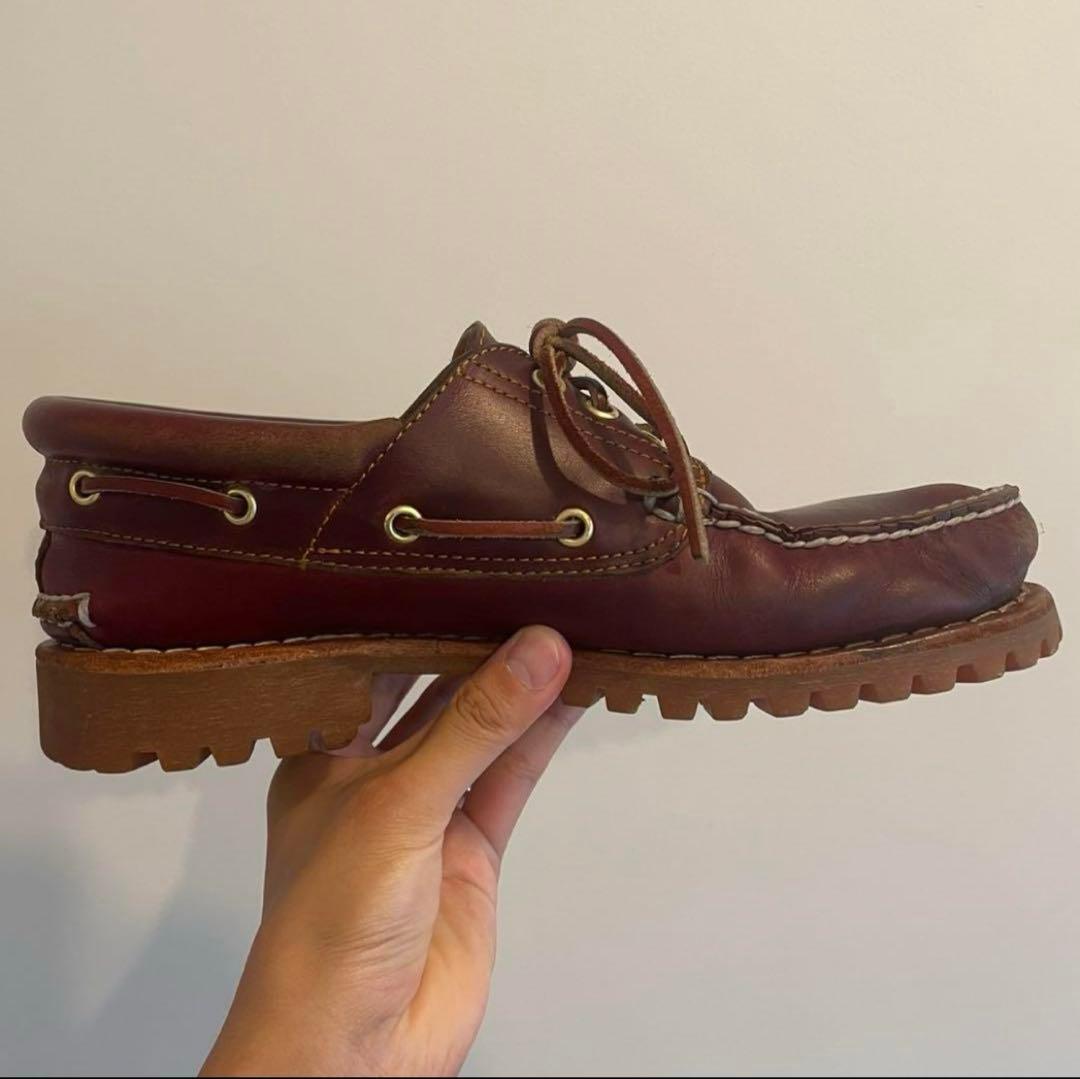 Timberland 3eye Classic Lug バーガンディ US8.5