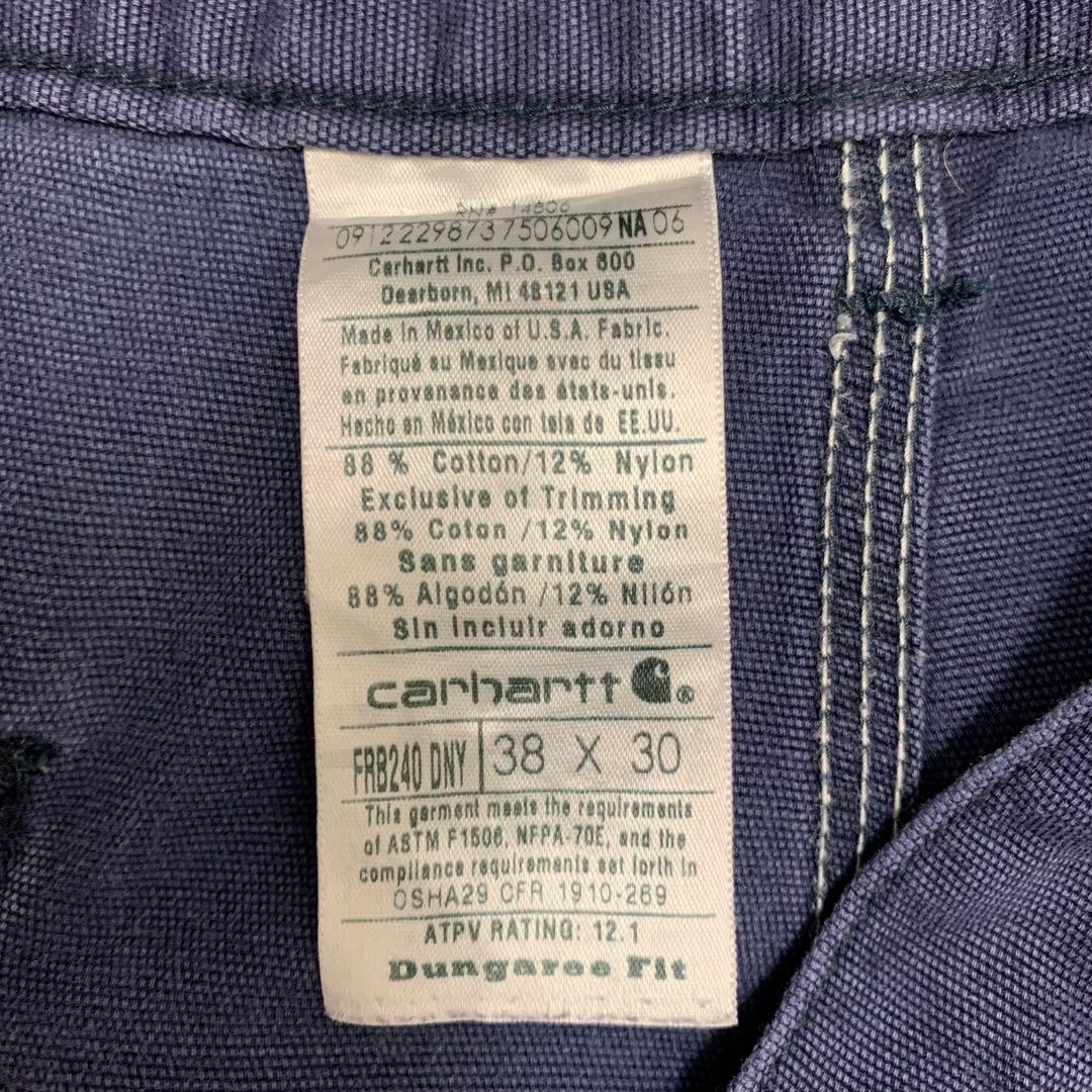 9◎H377 carhartt FRシリーズ　カーゴワークパンツ　38×30