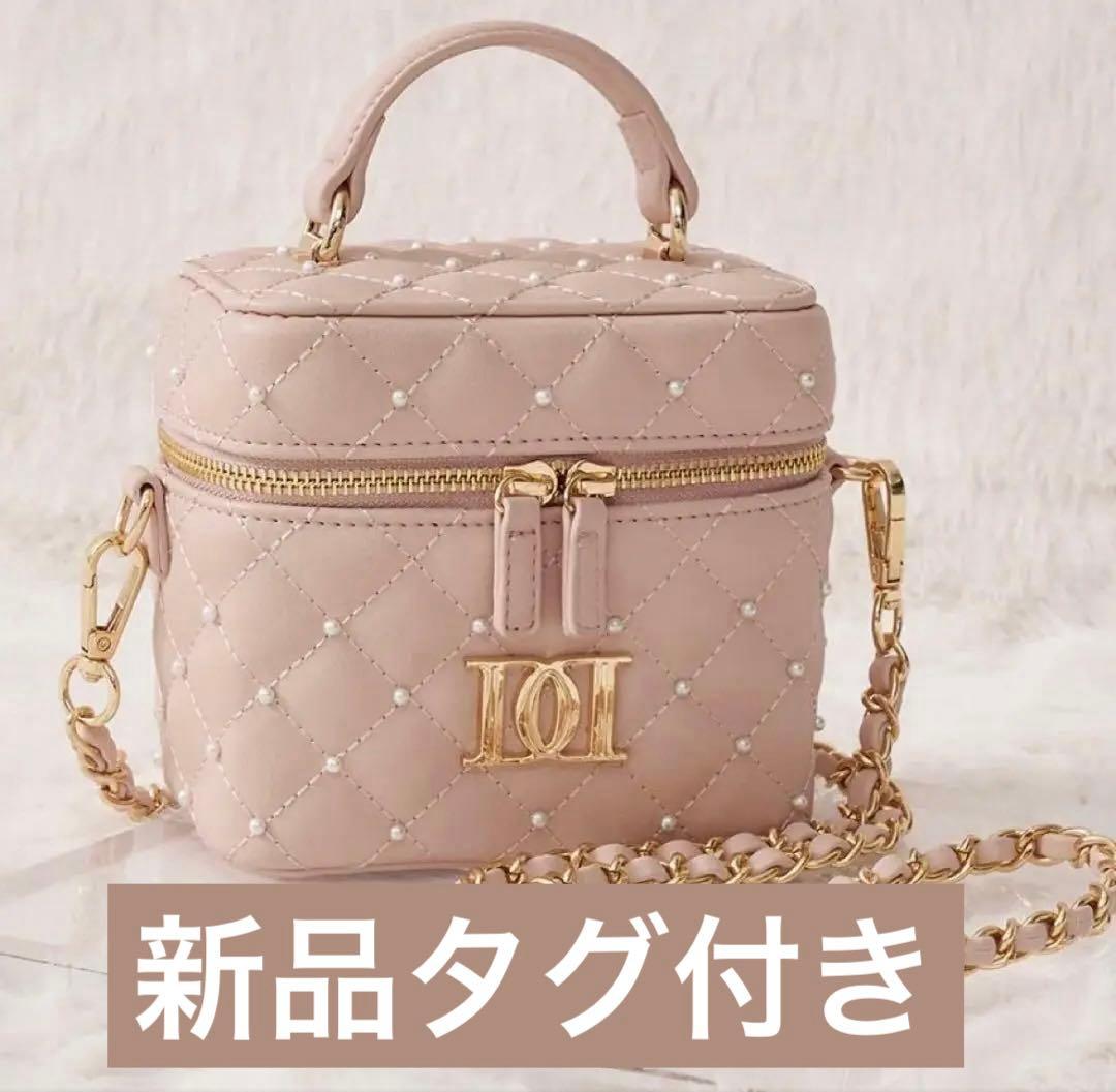 Darich 【ゴールドパーツ】キルティングパールスクエアミニバッグ PNK