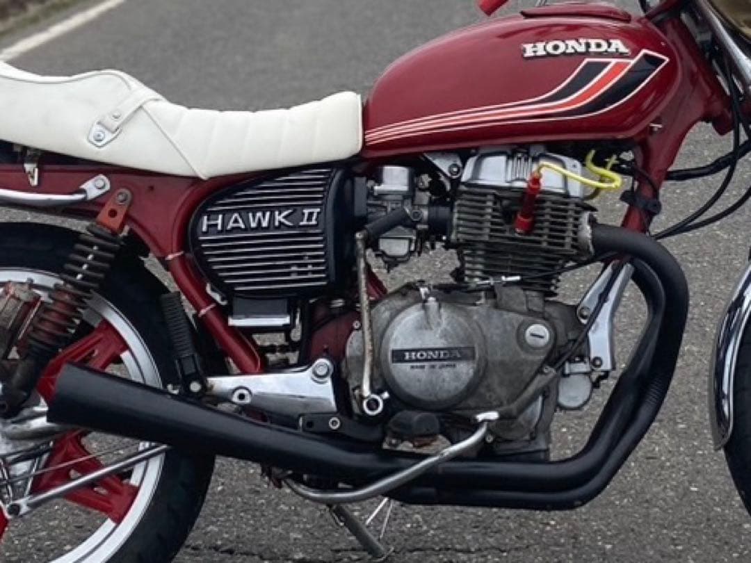 クロスメガホンマフラー　cb250t