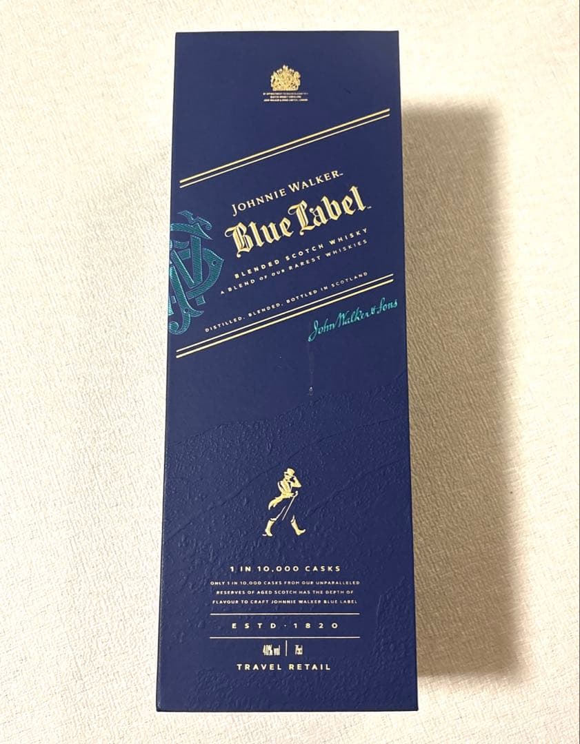 【新品未開封】ジョニーウォーカー ブルーラベル 750ml 40% 箱付き