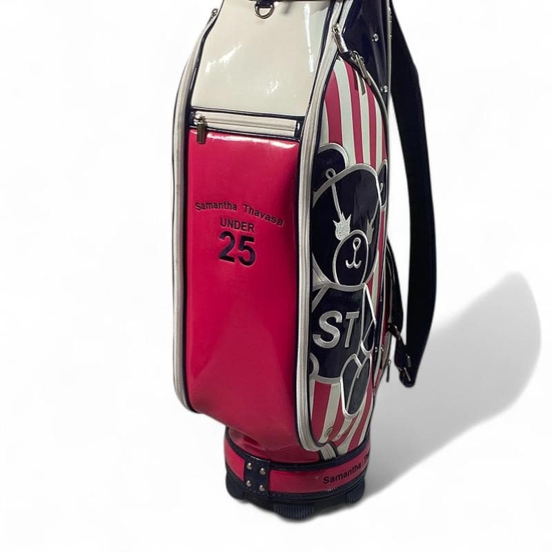 サマンサタバサ エナメル カート キャディバッグ ベア アイミー 5分割 9型