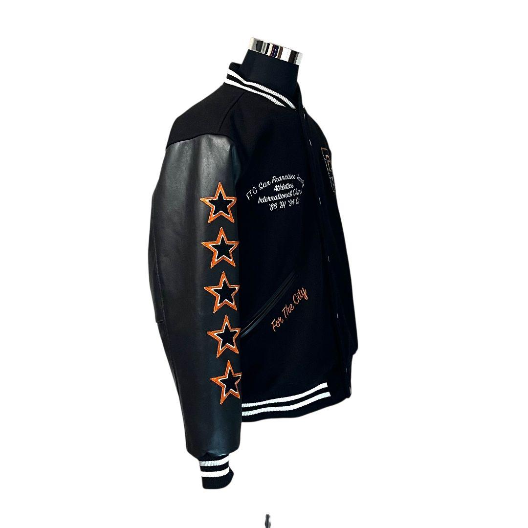 【牛革】【L】FTC SF VARSITY JACKET スタジャン メンズ