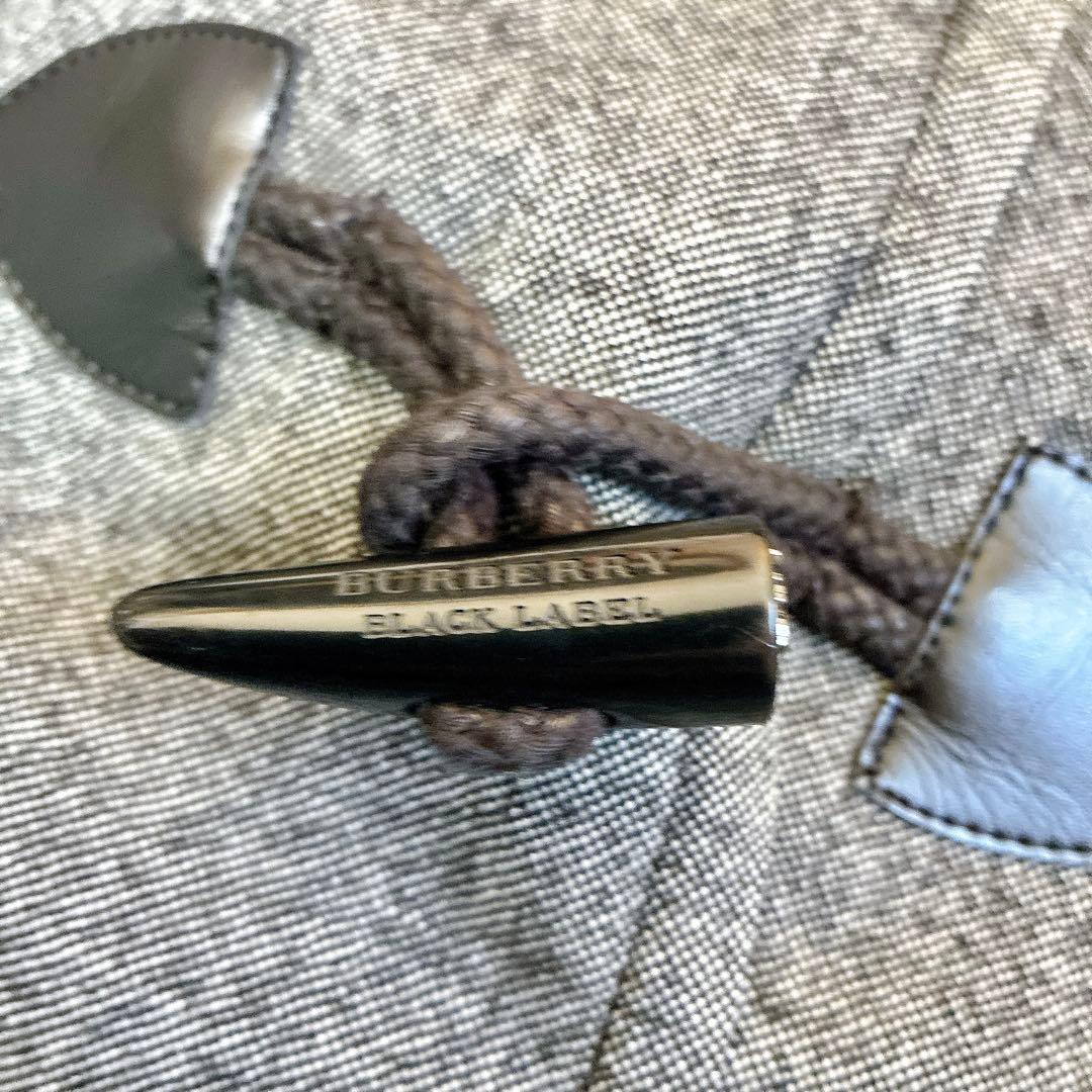 美品　バーバリー　ブラックレーベル　シャドーホース　ダッフルコート