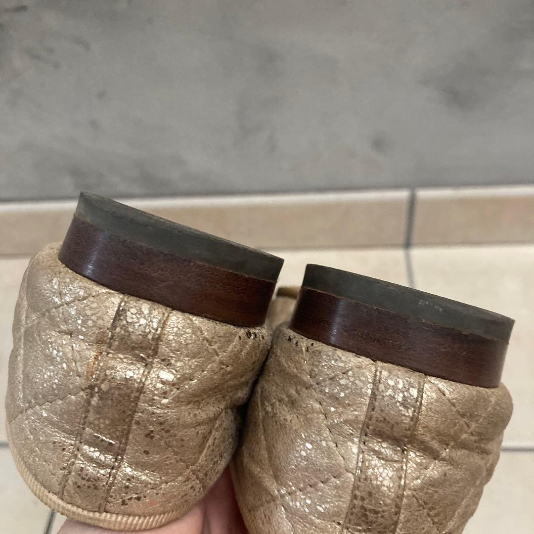 k*e様 シャネル　バレリーナ　37 24cm ラムスキン