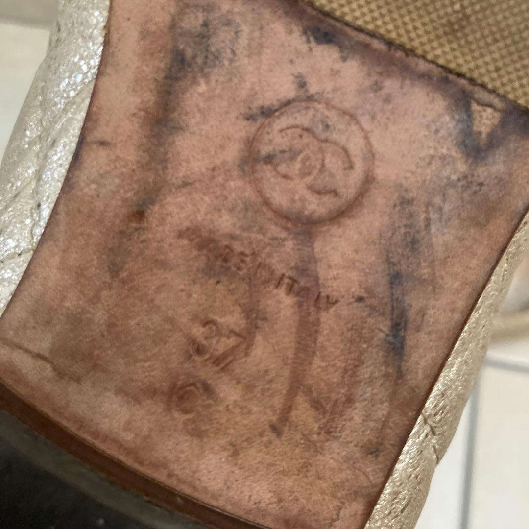 k*e様 シャネル　バレリーナ　37 24cm ラムスキン