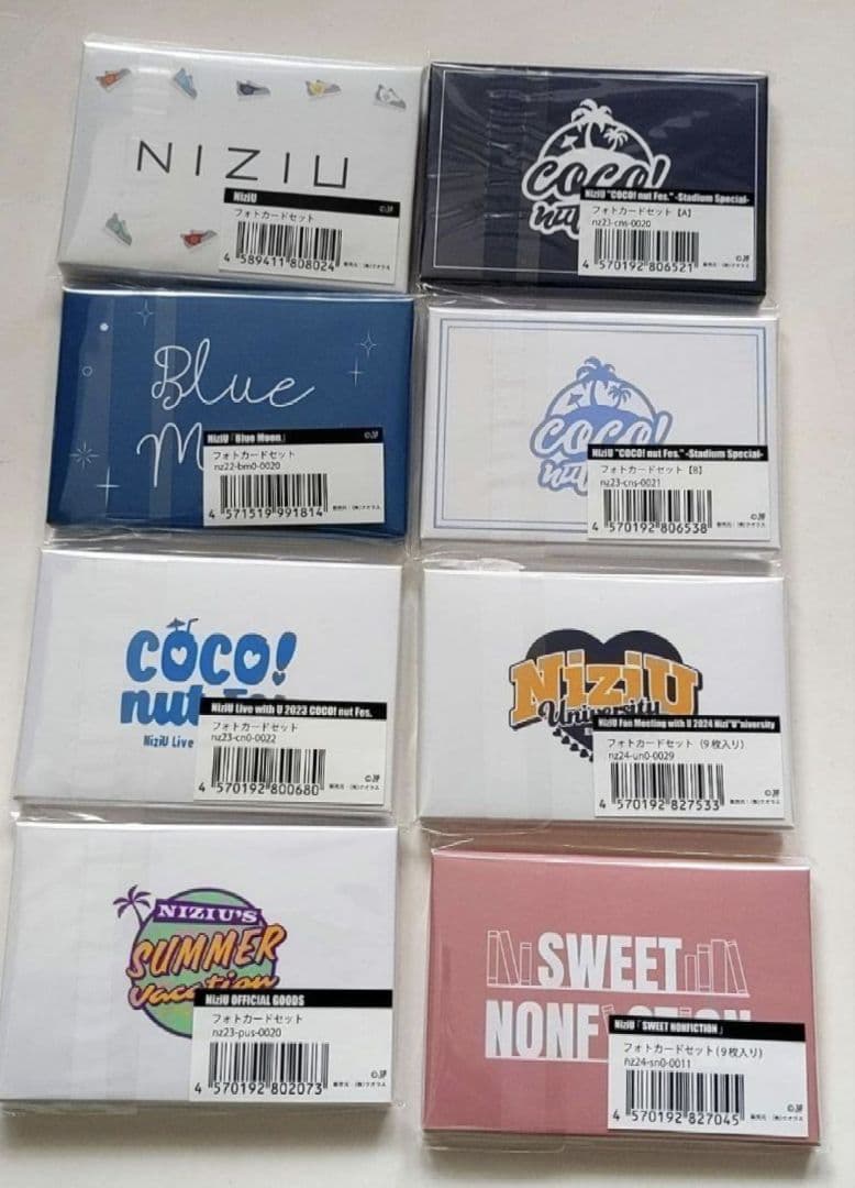 NiziU〜未開封 フォトカードセット SWEETNONFICTION他