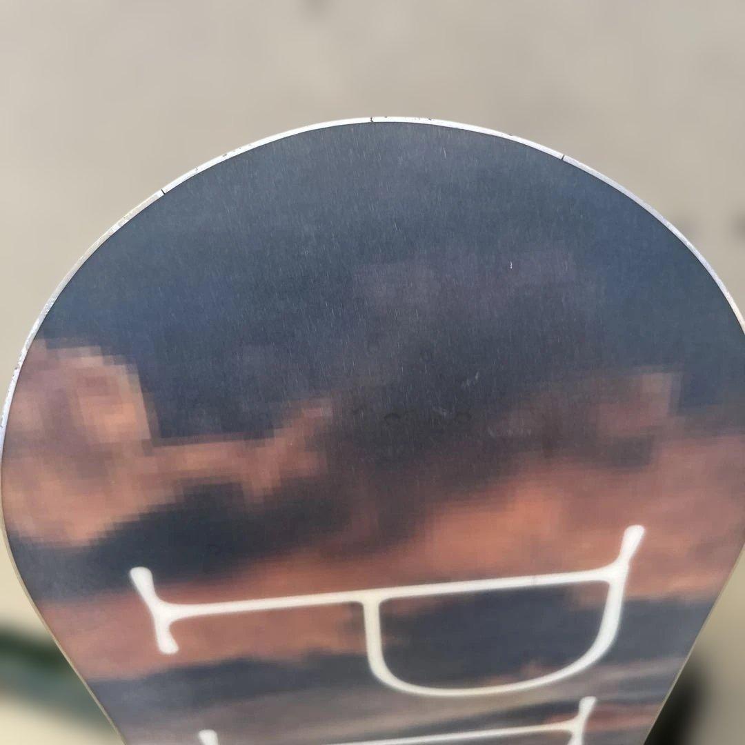 MOSS TOTO BLACKスノーボード、FLUXバインディングセット