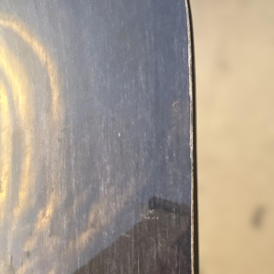 MOSS TOTO BLACKスノーボード、FLUXバインディングセット