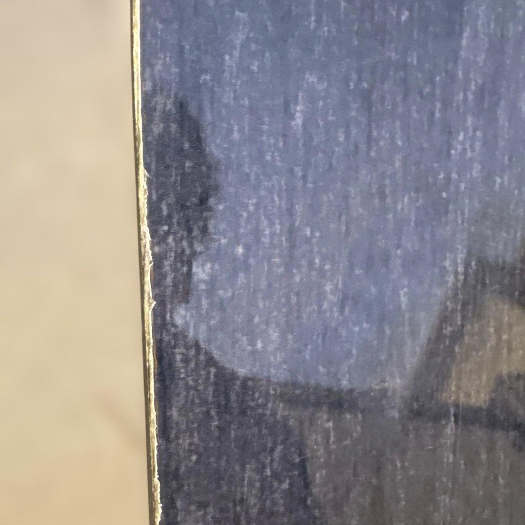 MOSS TOTO BLACKスノーボード、FLUXバインディングセット