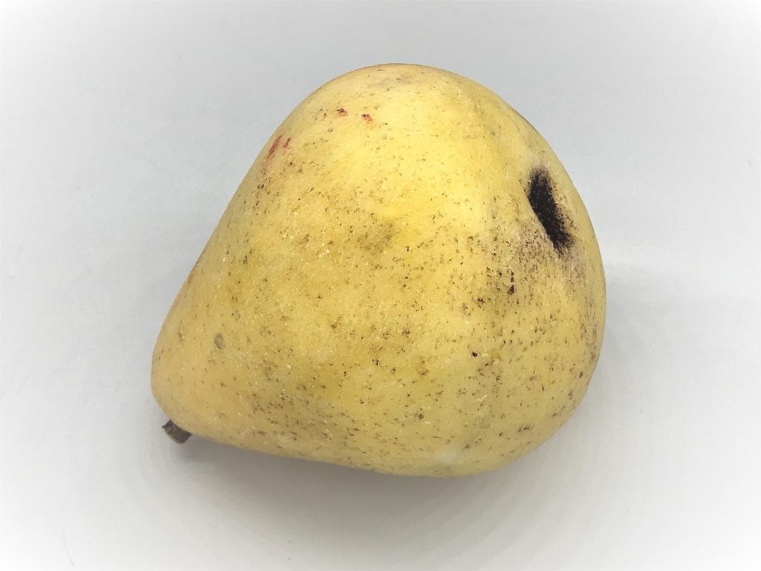 【 古代方解石アラバスター 】『洋ナシPear』　伊国製アンティーク