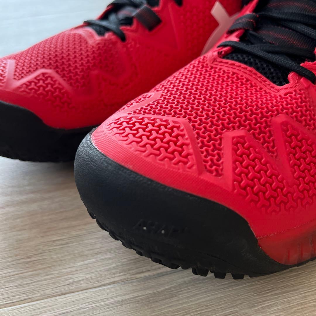 ★asics GEL-RESOLUTION 8 レッド／ブラック