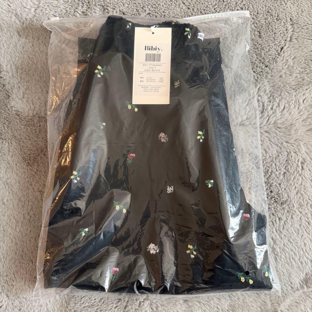 【新品タグ付き】B. STARRY PANTS BLACK