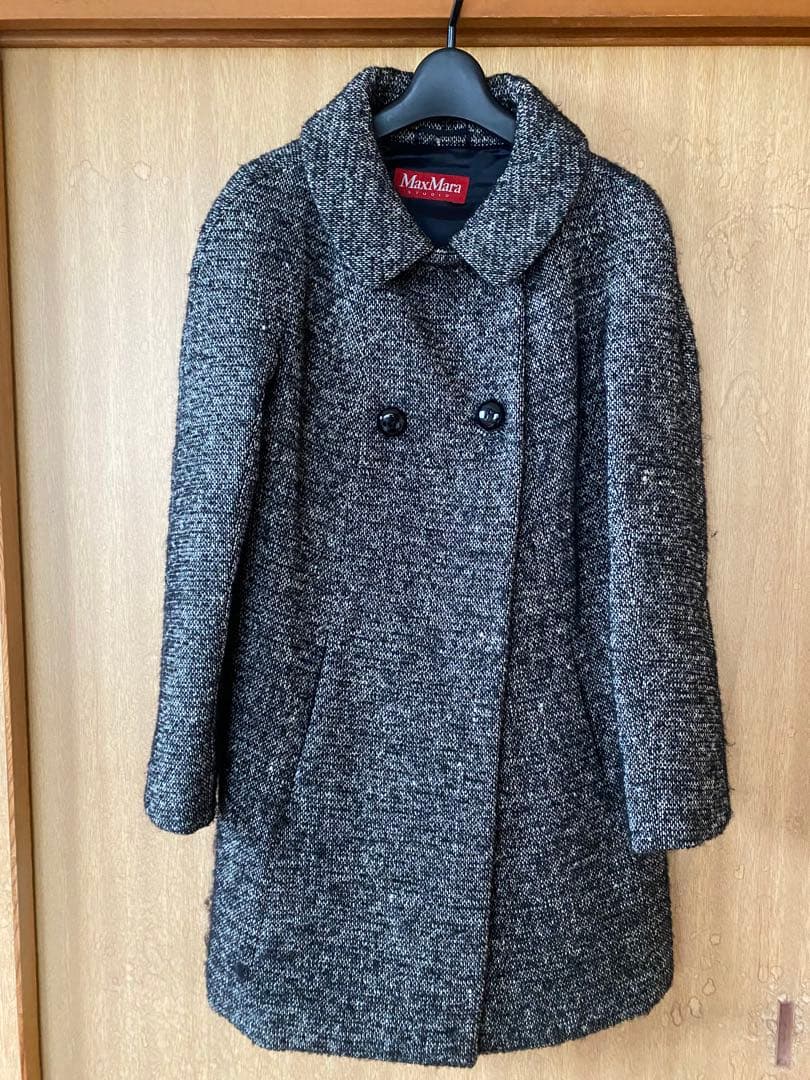 MaxMara グレー系 チェスターコート